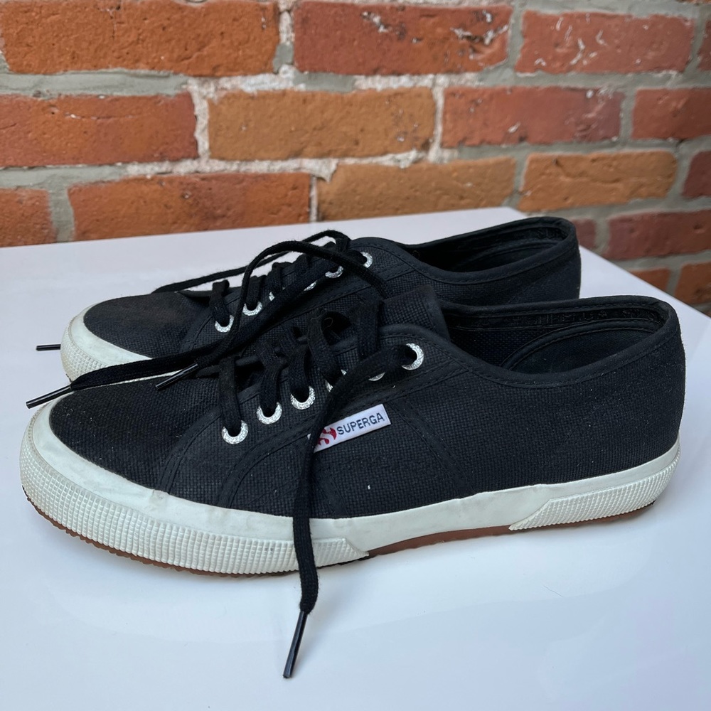 Superga Cotu Sneaker, Black, Size 9.5